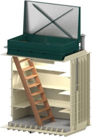 Внешний вид и устройство Гринлос Погреб Погреб ЛК 1500*2000*2000